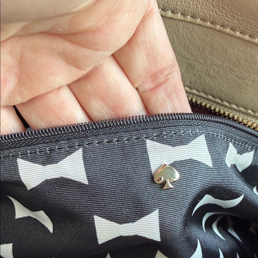 Kate Spade Red and Tan Tote Bag - Picture 10 of 12